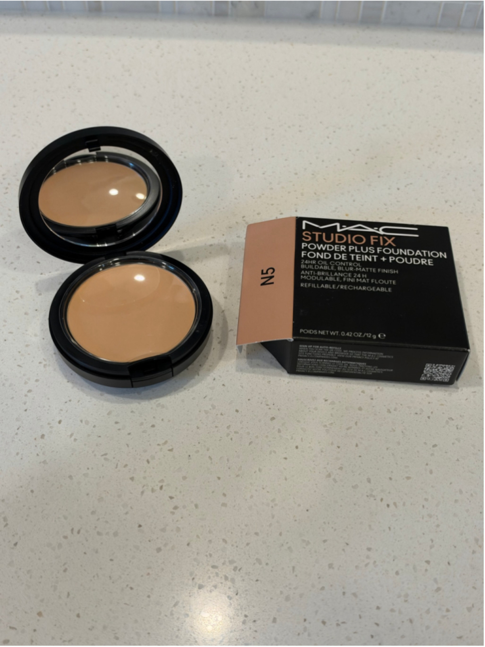 M·A·C Studio Fix Powder Plus Foundation Matte Oil Control Refillable N5 0.42oz